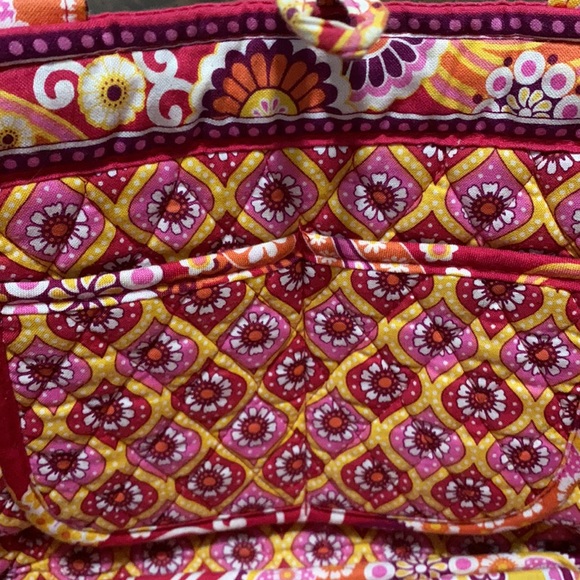 Vera Bradley Raspberry Fizz pink paisley purse bag - Picture 12 of 13